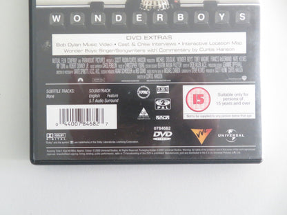 WONDER BOYS (DVD) MICHAEL DOUGLAS KATIE HOLMES 2000 REGION 2 Movie posters