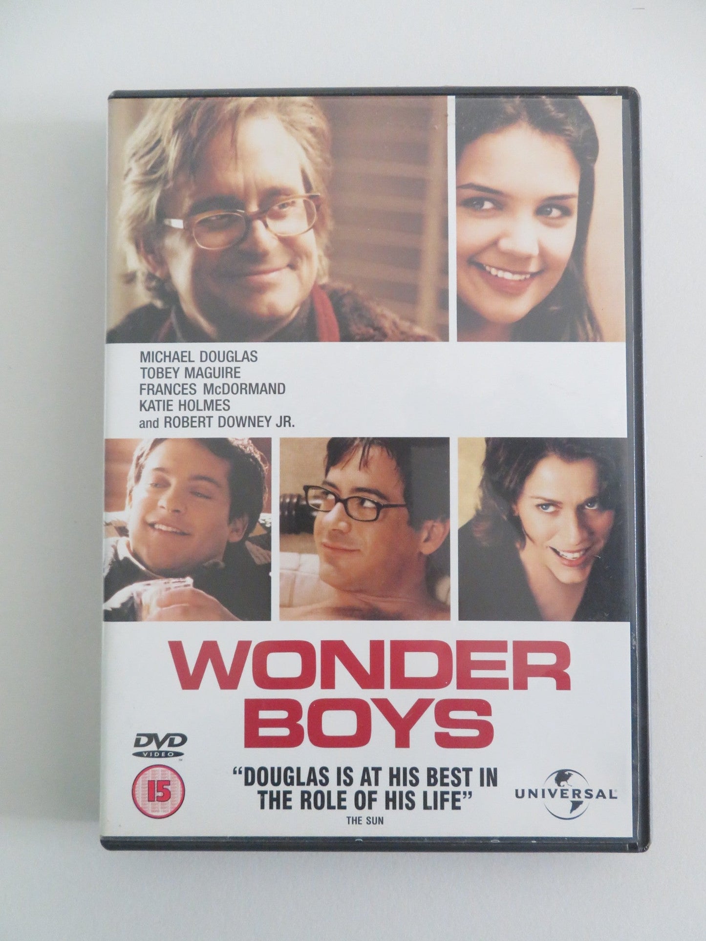 WONDER BOYS (DVD) MICHAEL DOUGLAS KATIE HOLMES 2000 REGION 2 Movie posters