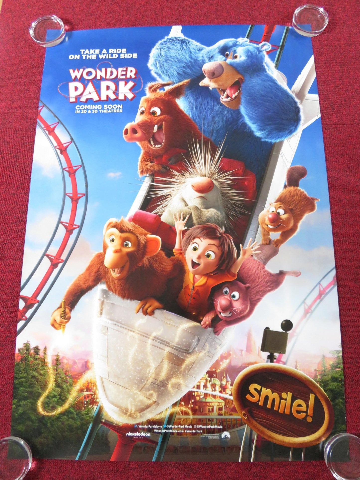 WONDER PARK US ONE SHEET ROLLED POSTER JENNIFER GARNER MILA KUNIS 2019 Rendezvous Cinema Movie posters