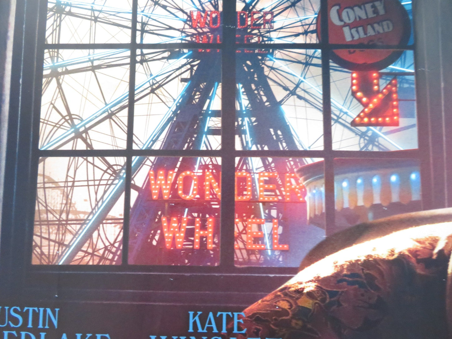 WONDER WHEEL UK QUAD ROLLED POSTER KATE WINSLET JUSTIN TIMBERLAKE 2017 Rendezvous Cinema Movie posters