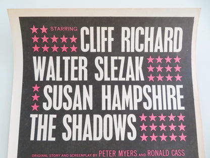 Wonderful Life US Insert Poster Cliff Richard Susan Hampshire 1965 Movie posters