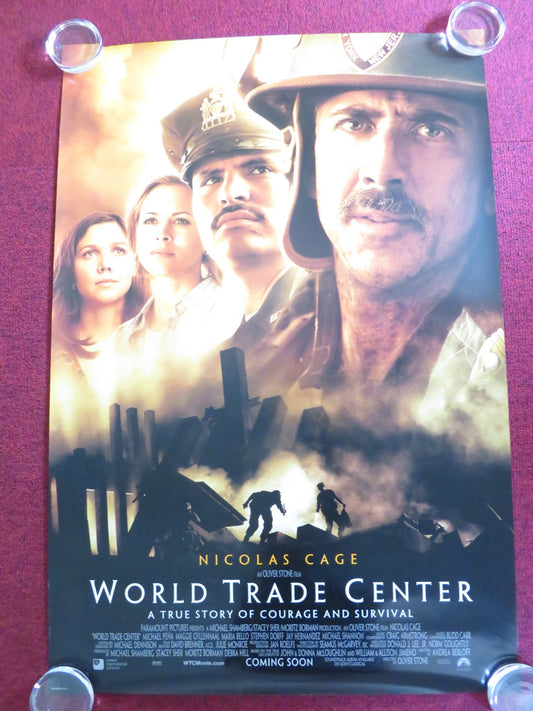 WORLD TRADE CENTER US ONE SHEET ROLLED POSTER NICOLAS CAGE MARIA BELLO 2006 Rendezvous Cinema Movie posters