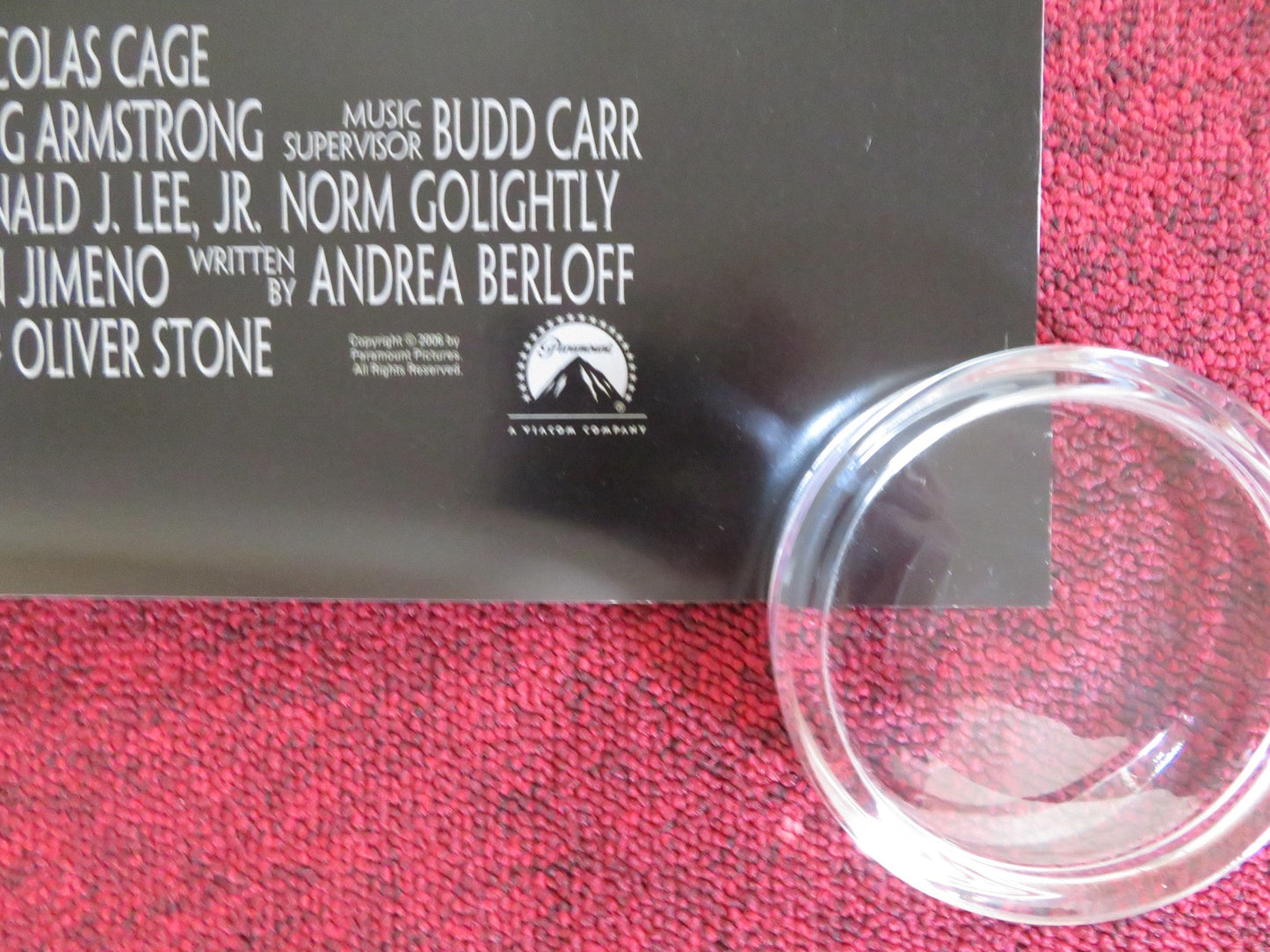 WORLD TRADE CENTER US ONE SHEET ROLLED POSTER NICOLAS CAGE MARIA BELLO 2006 Rendezvous Cinema Movie posters