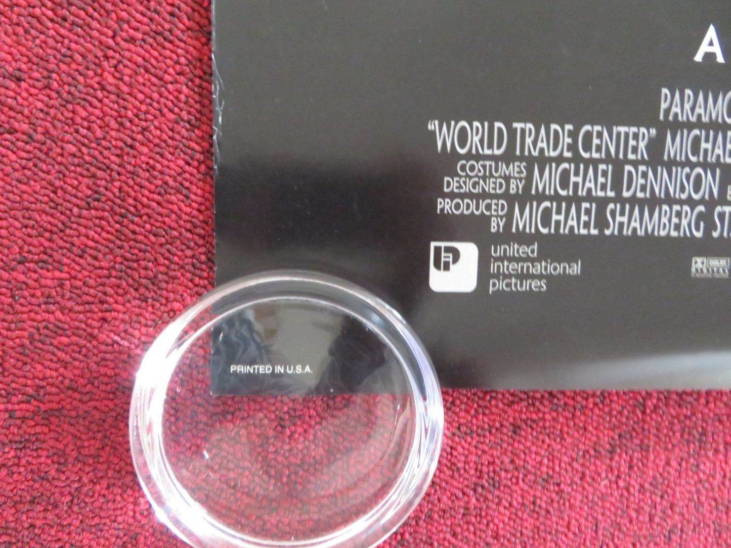 WORLD TRADE CENTER US ONE SHEET ROLLED POSTER NICOLAS CAGE MARIA BELLO 2006 Rendezvous Cinema Movie posters