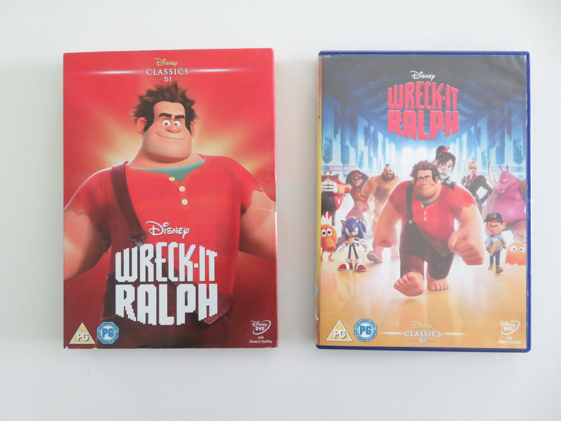 Wreck it Ralph (DVD) Disney John C. Reilly Sarah Silverman 2012 Region 2 Movie posters