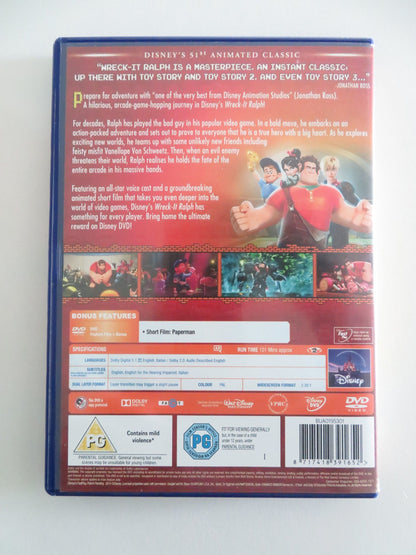Wreck it Ralph (DVD) Disney John C. Reilly Sarah Silverman 2012 Region 2 Movie posters