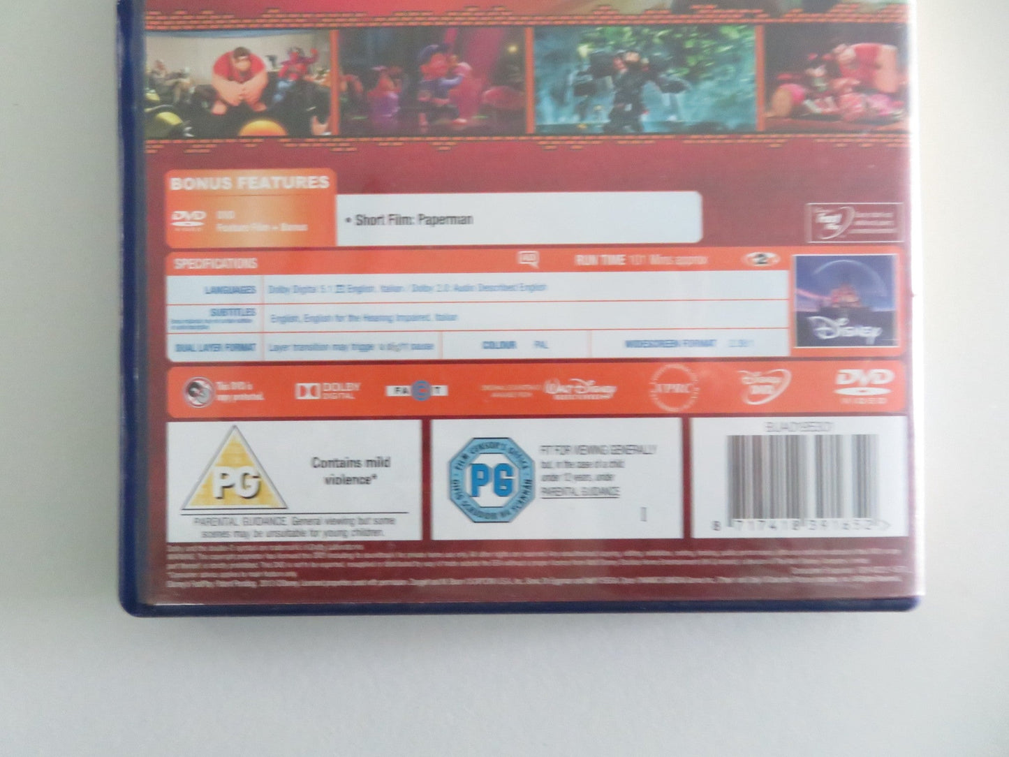 Wreck - It Ralph (DVD) Disney John C. Reilly Sarah Silverman 2012 Region 2 Movie posters