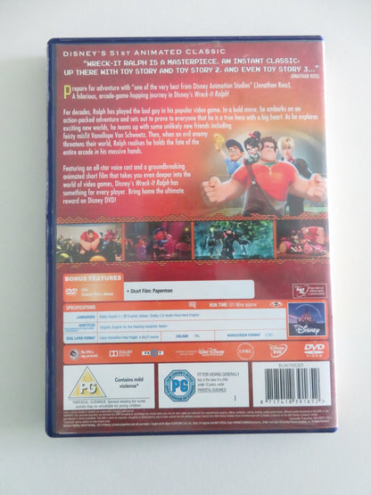 Wreck - It Ralph (DVD) Disney John C. Reilly Sarah Silverman 2012 Region 2 Movie posters