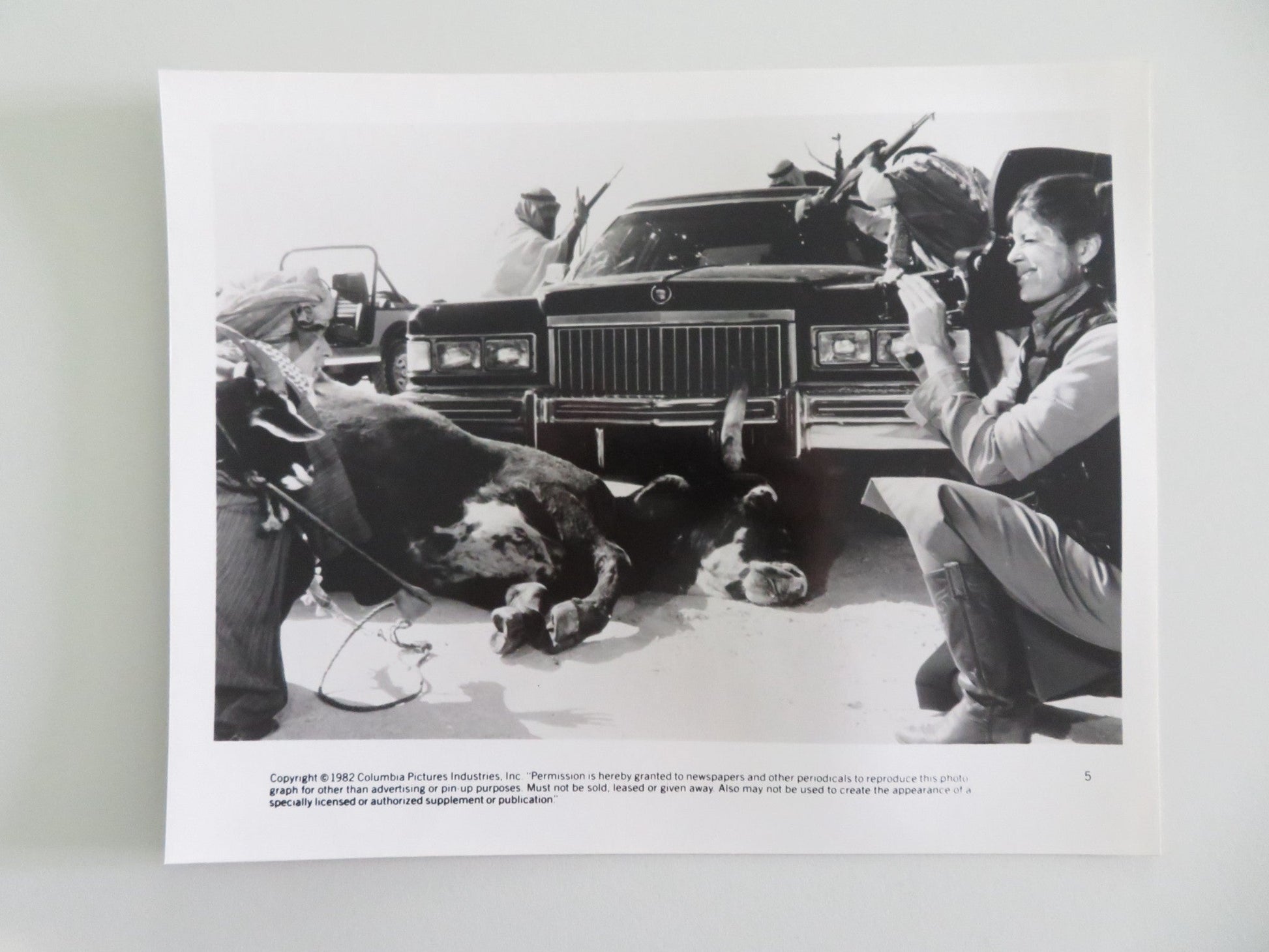 WRONG IS RIGHT - A MOVIE STILL PHOTO LOT OF 5 SEAN CONNERY KATHARINE ROSS 1982 Movie posters