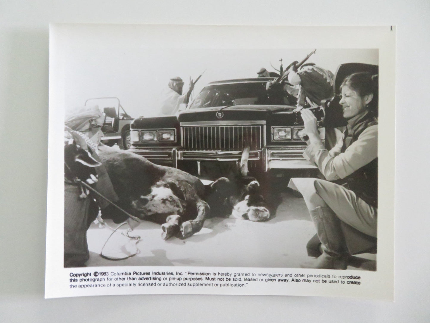 WRONG IS RIGHT - B MOVIE STILL PHOTO LOT OF 3 SEAN CONNERY KATHARINE ROSS 1982 Movie posters