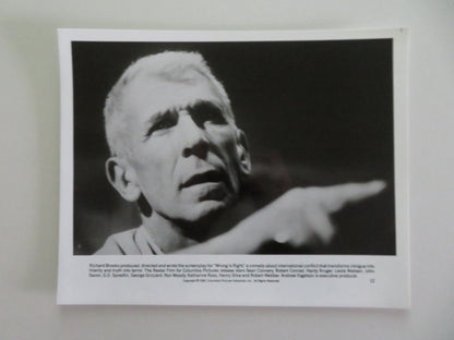 Wrong Is Right - C MOVIE STILL PHOTO LOT OF 7 SEAN CONNERY LESLIE NIELSEN 1982 Movie posters