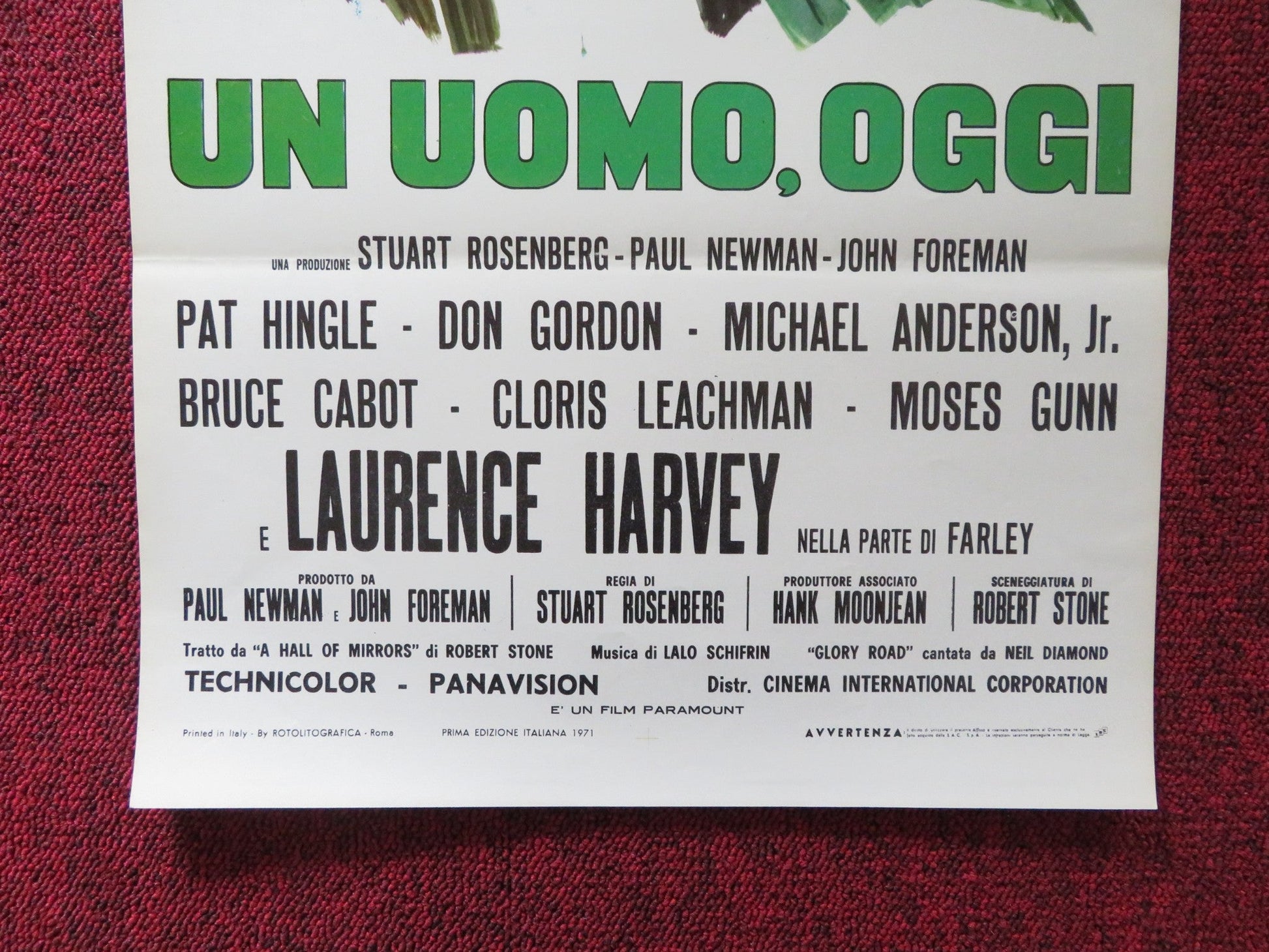 WUSA ITALIAN LOCANDINA POSTER PAUL NEWMAN JOANNE WOODWARD ANTHONY PERKINS 1971 Rendezvous Cinema Movie posters