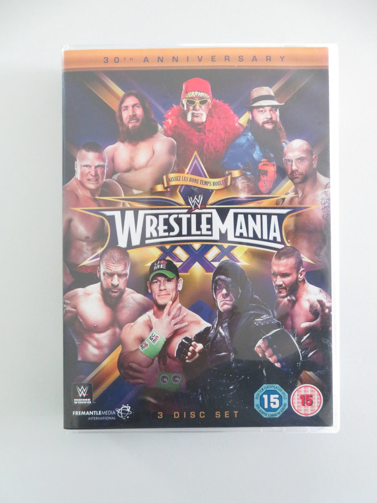 WWE: WrestleMania XXX 30th Anniversary (DVD BoxSet) Hulk Hogan 2014 Region 2, 5 Movie posters