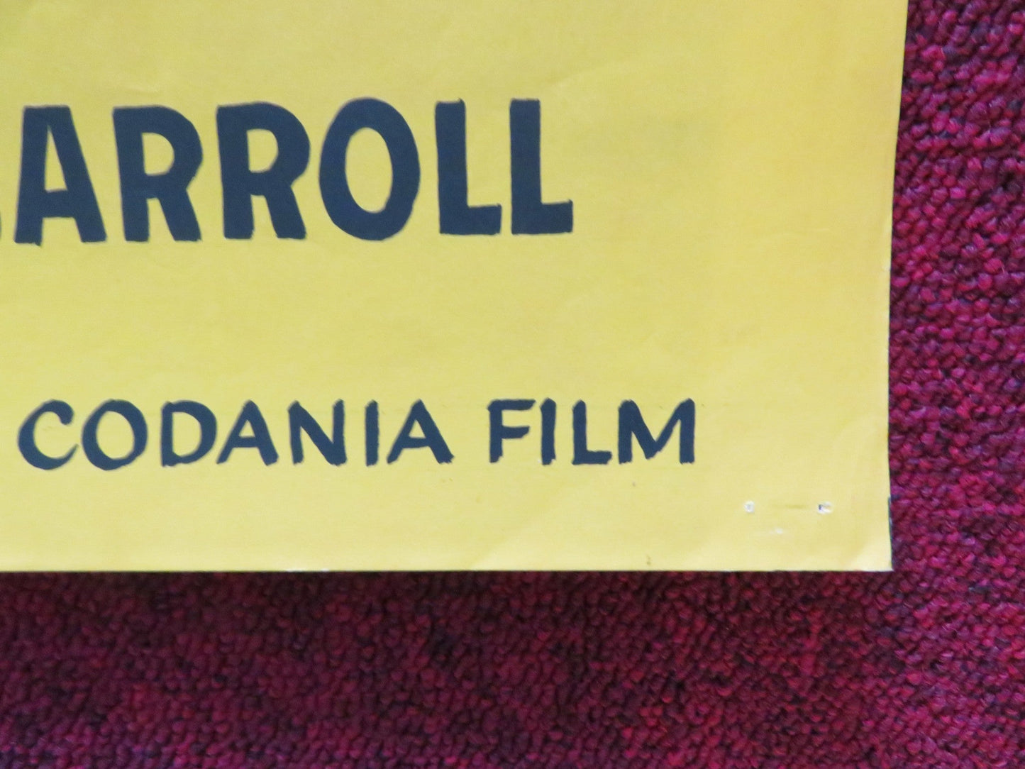 WYOMING DANISH POSTER ROLLED BILL ELLIOTT VERA RALSTON 1958 Rendezvous Cinema Movie posters