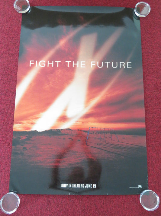 X FILES - VERSION C US ONE SHEET ROLLED POSTER DAVID DUCHOVNY G. ANDERSON 1998 Movie posters