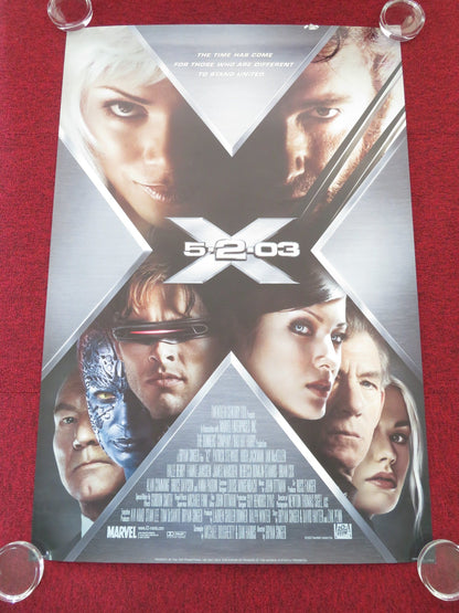 X - MEN 2 VERSION B US ONE SHEET ROLLED POSTER PATRICK STEWART HUGH JACKMAN 2003 Movie posters