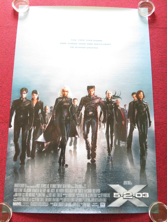 X - MEN 2 - VERSION D US ONE SHEET ROLLED POSTER HUGH JACKMAN PATRICK STEWART 2003 Rendezvous Cinema Movie posters
