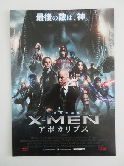 X - MEN: APOCALYPSE JAPANESE CHIRASHI (B5) POSTER MARVEL JAMES MCAVOY 2016 Rendezvous Cinema Movie posters