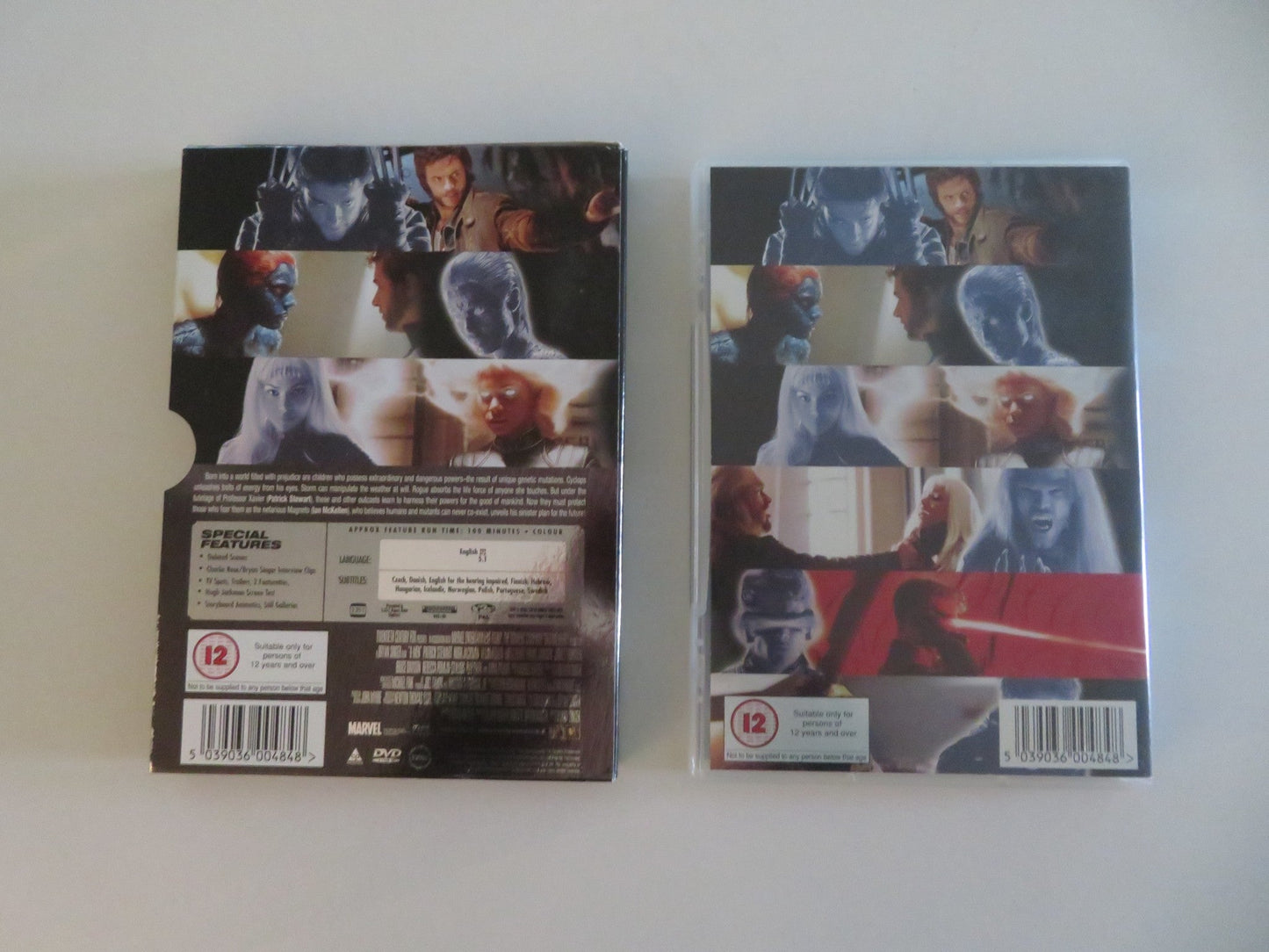 X - MEN - B (DVD) HUGH JACKMAN PATRICK STEWART 2000 REGION 2 Movie posters