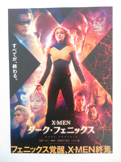 X - MEN: DARK PHOENIX JAPANESE CHIRASHI (B5) POSTER JAMES MCAVOY FASSBANDER 2019 Movie posters