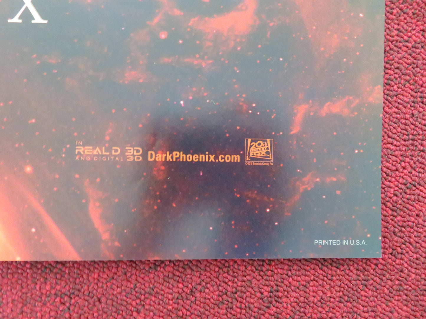 X-Men: Dark Phoenix US One Sheet Rolled Poster Marvel Sophie Turner 2019 Movie posters