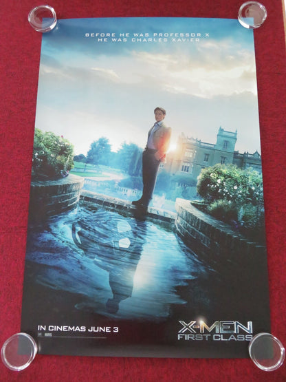 X - MEN: FIRST CLASS - A ONE SHEET ROLLED POSTER MCAVOY MICHAEL FASSBENDER 2011 Movie posters