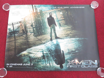 X-MEN: FIRST CLASS - B UK QUAD ROLLED POSTER MARVEL MICHAEL FASSBENDER 2011 - Rendezvous Cinema