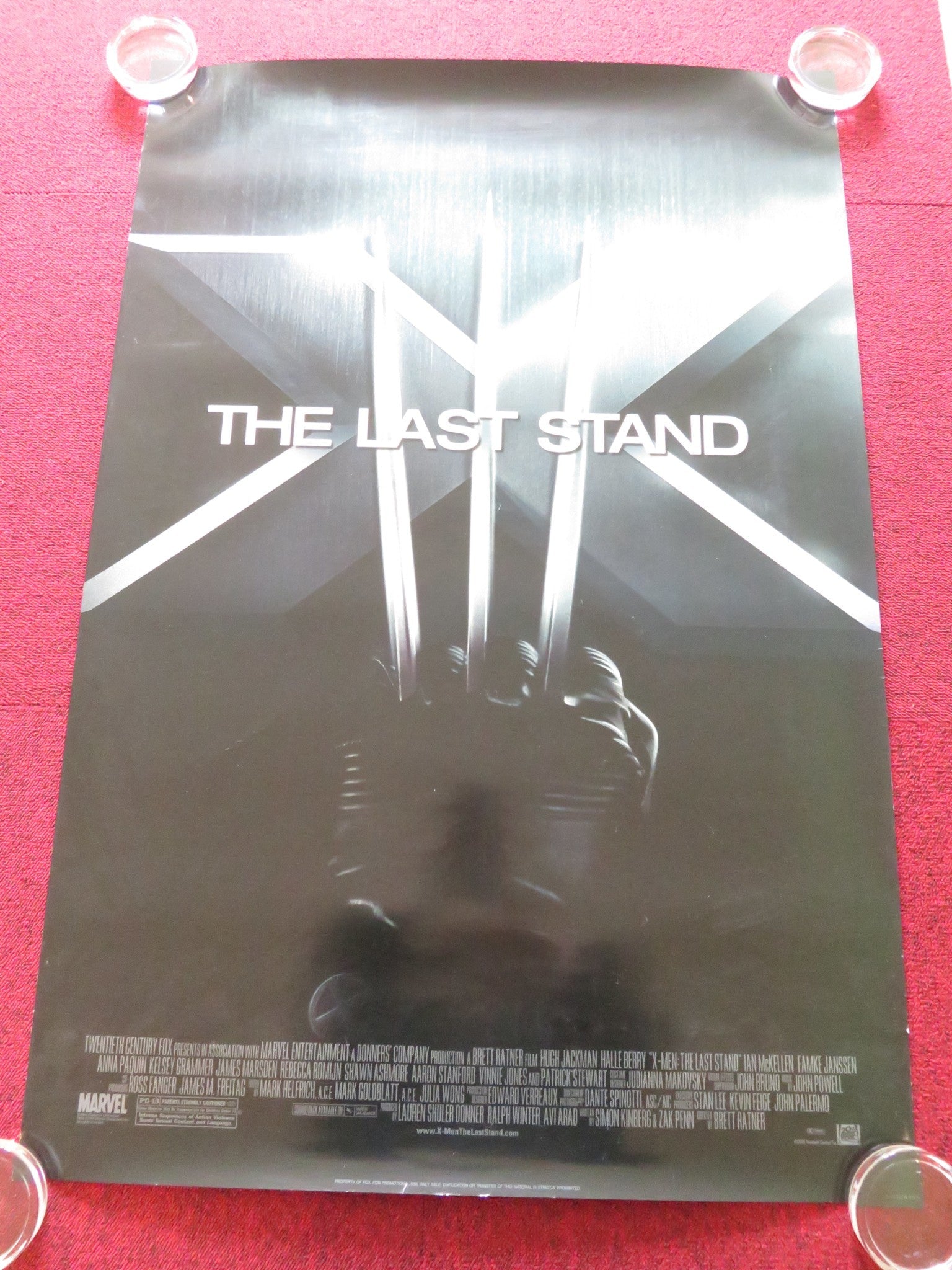 X MEN THE LAST STAND VERSION C US ONE SHEET ROLLED POSTER HUGH JACKMAN 2006 Rendezvous Cinema Movie posters