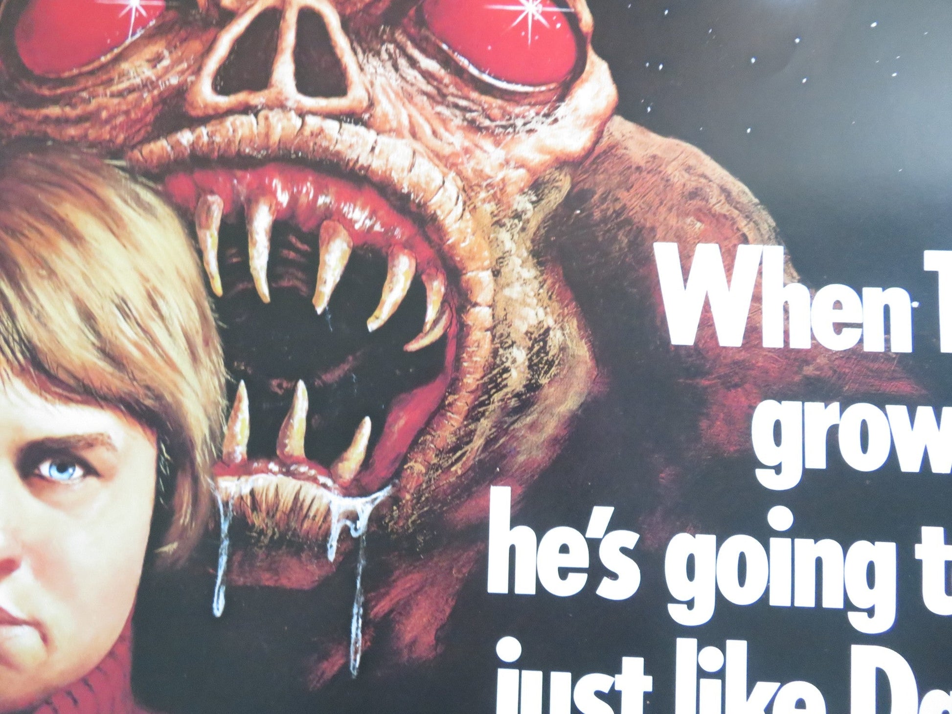 XTRO US VHS ONE SHEET ROLLED POSTER PHILIP SAYER BERNICE STEGERS 1982 Rendezvous Cinema Movie posters