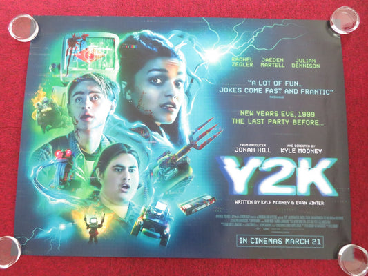 Y2K UK QUAD ROLLED POSTER RACHEL ZEGLER JAEDEN MARTELL 2024 Movie posters