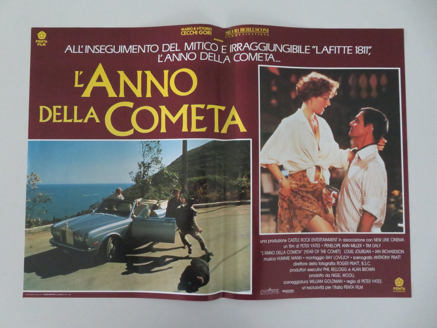 Year of the Comet - B Italian Fotobusta Poster Penelope Ann Miller Tim Daly 1992 Movie posters