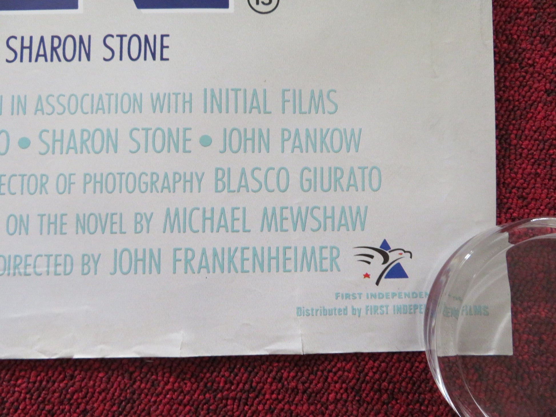 YEAR OF THE GUN UK QUAD ROLLED POSTER ANDREW MCCARTHY SHARON STONE 1991 Rendezvous Cinema Movie posters