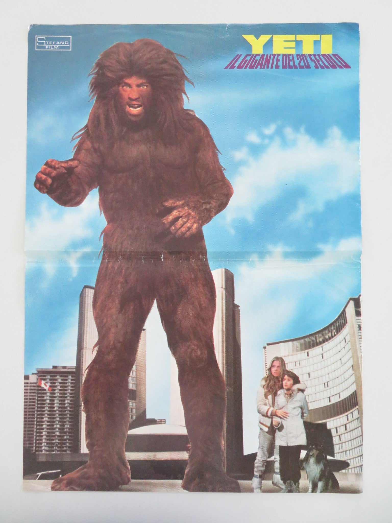 YETI: GIANT OF THE 20TH CENTURY ITALIAN FOTOBUSTA POSTER INTERLENGHI 1977 Movie posters