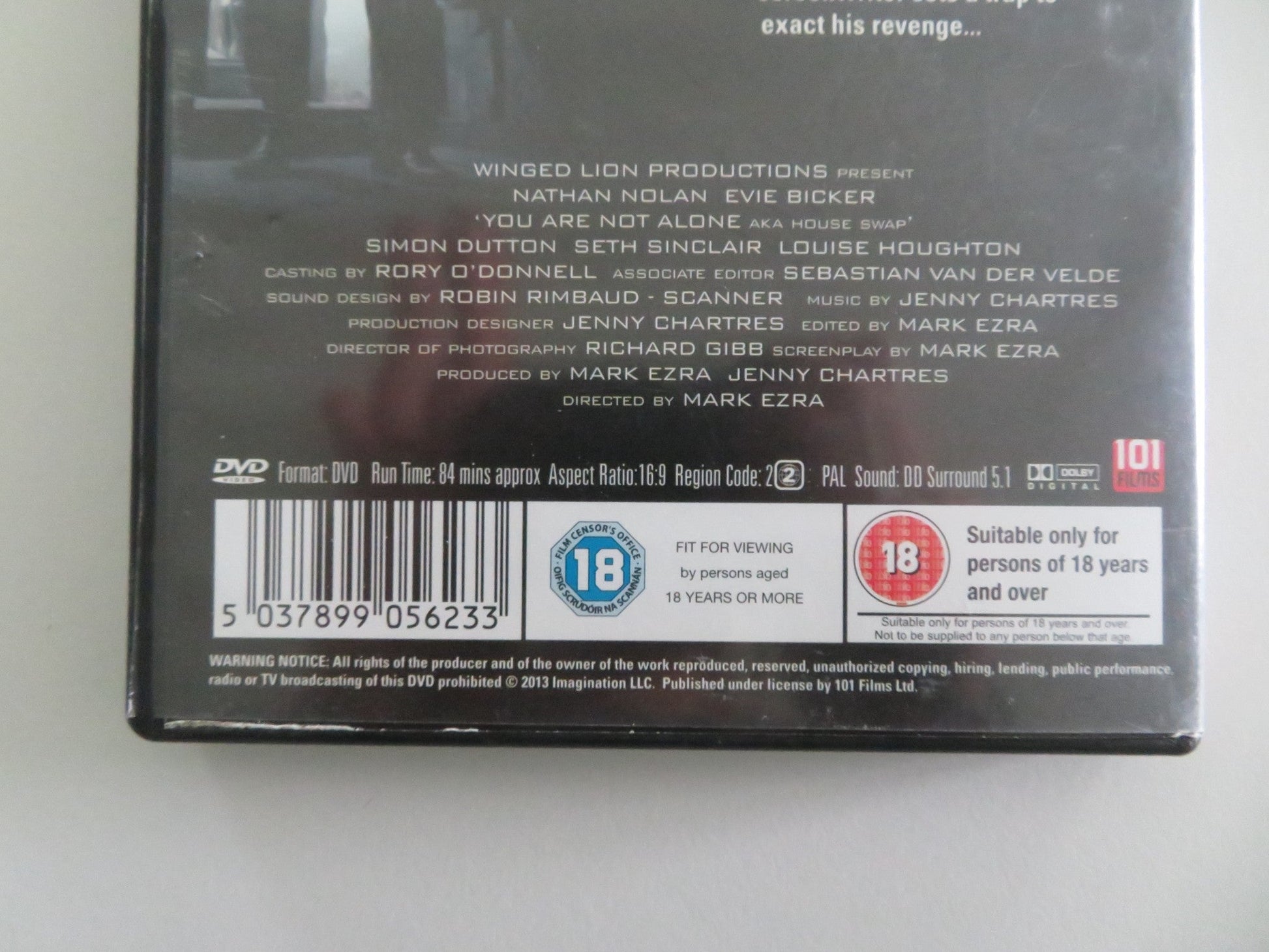 You are not alone (DVD) Nathan Nolan Evie Brodie 2010 Region 2 Movie posters