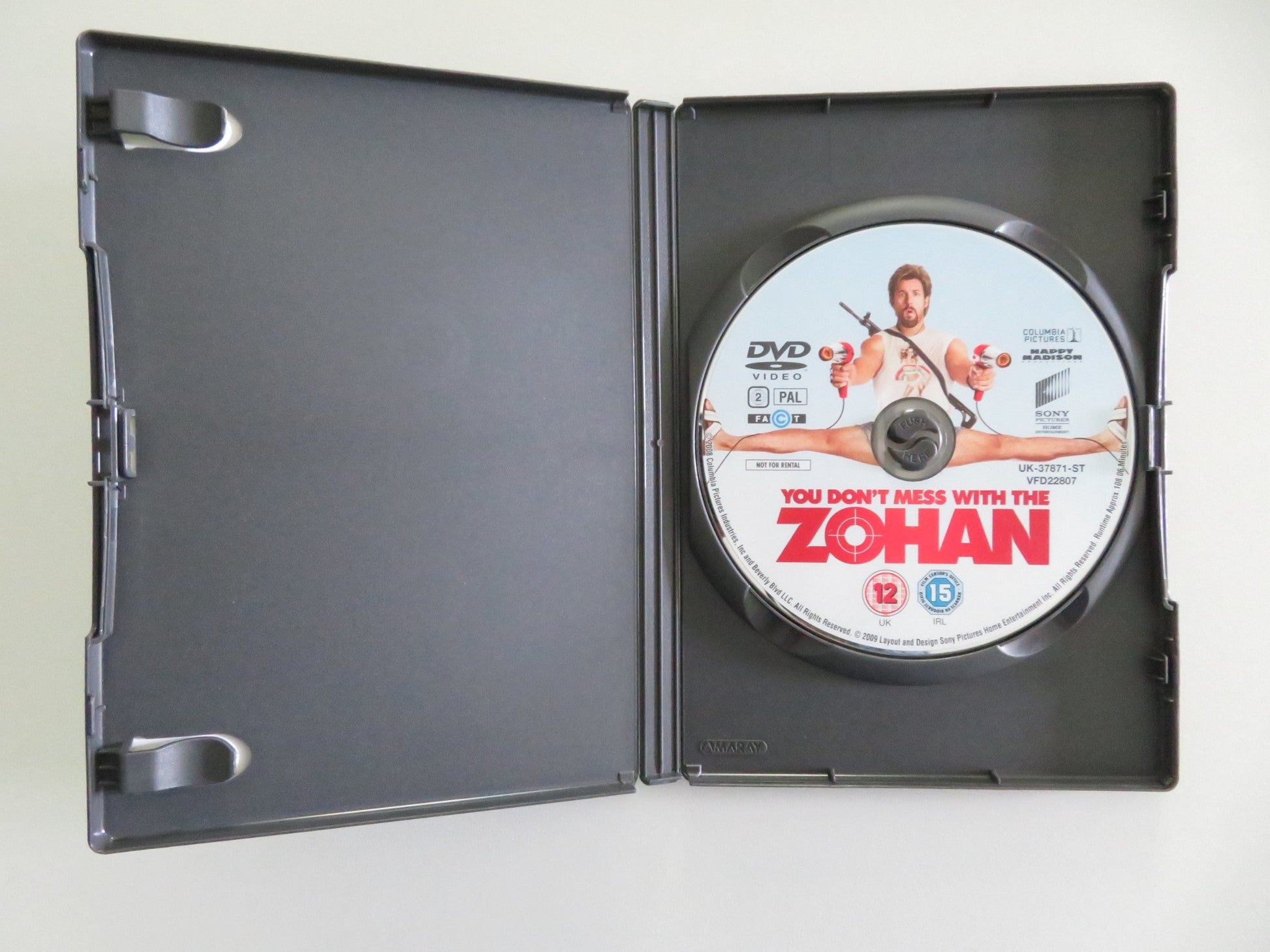 You Don't Mess with the Zohan (DVD) Adam Sandler John Turturro 2008 Region 2 Movie posters