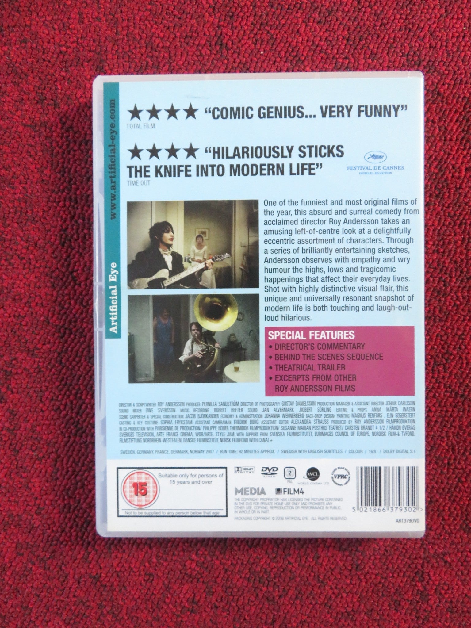 YOU, THE LIVING (DVD) ELISABETH HELANDER JORGEN NOHALL 2007 REGION 2 Rendezvous Cinema Movie posters