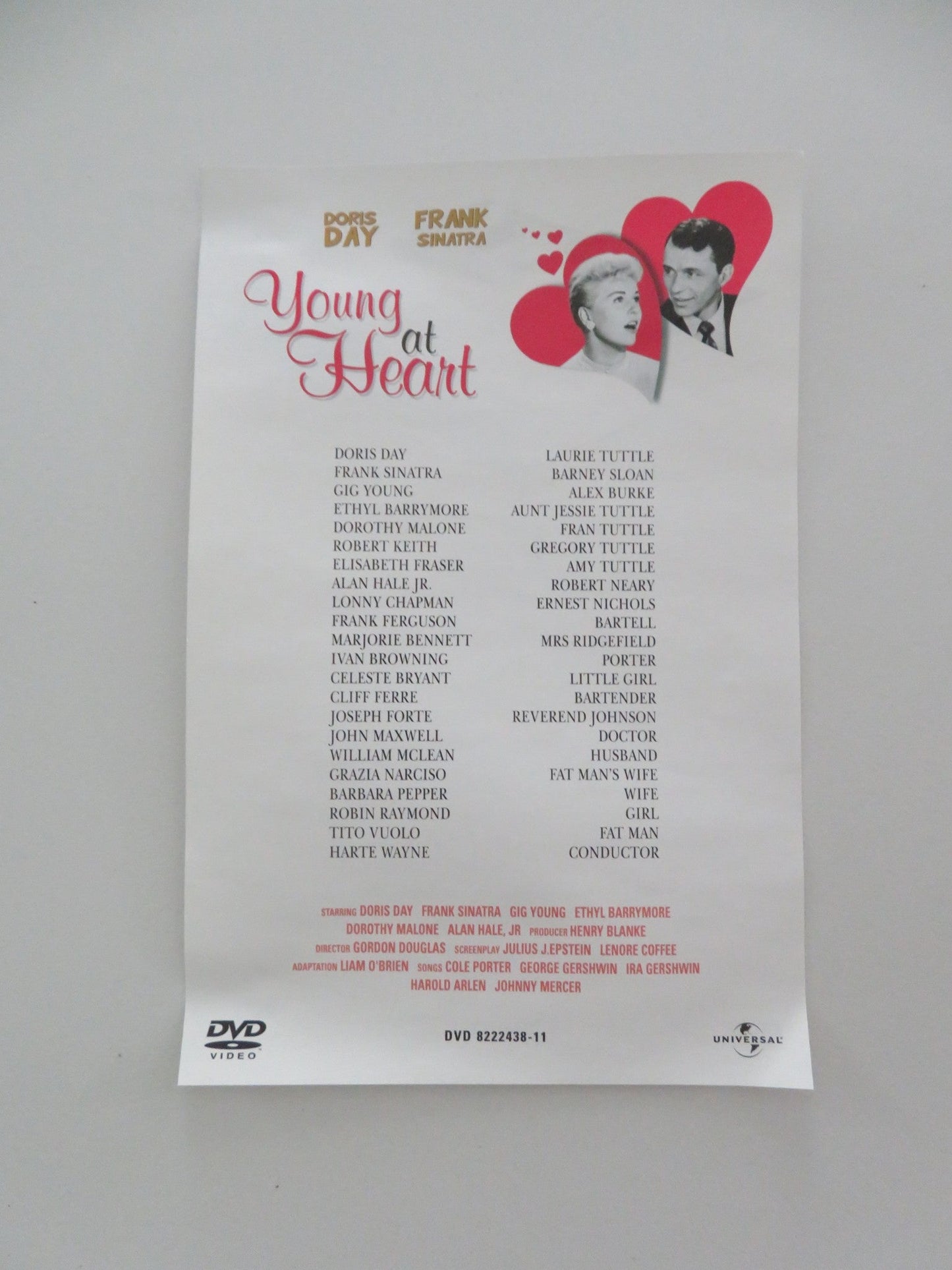 YOUNG AT HEART (DVD) DORIS DAY FRANK SINATRA 1954 REGION 2 Movie posters