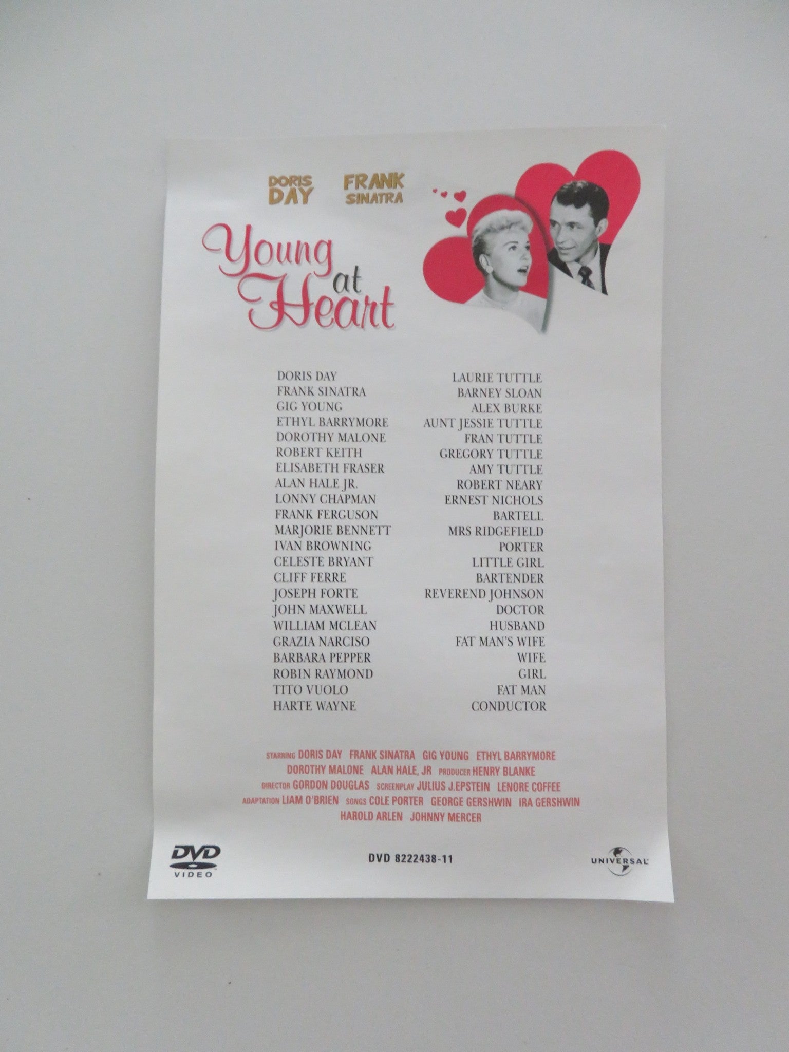 YOUNG AT HEART (DVD) DORIS DAY FRANK SINATRA 1954 REGION 2 Movie posters