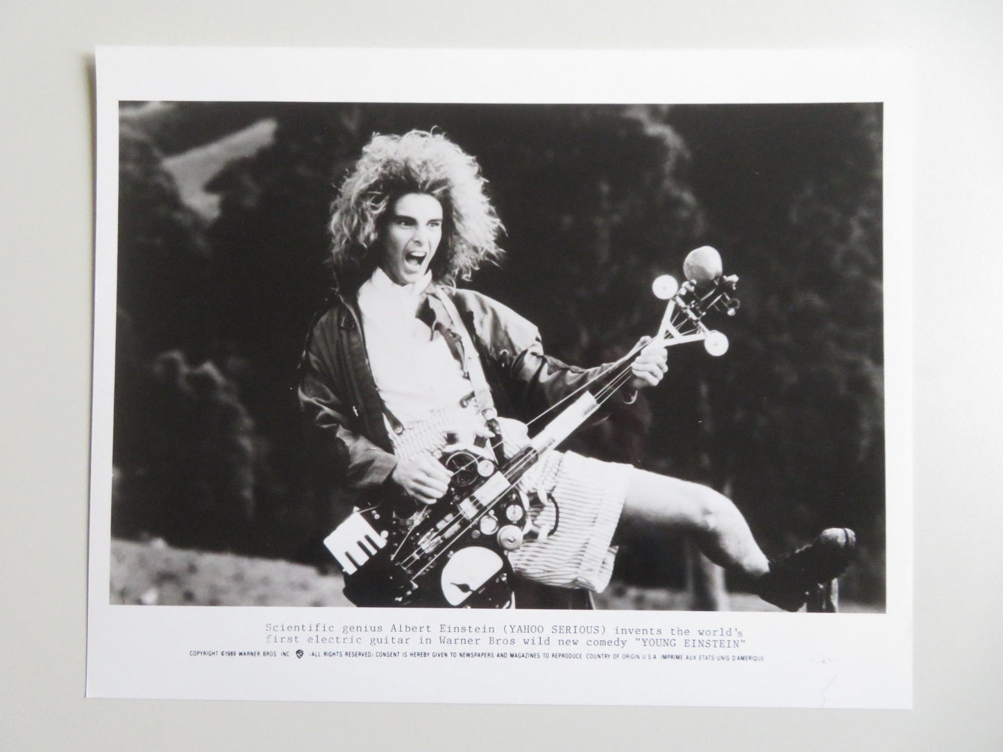 YOUNG EINSTEIN PRESS KIT 1988 YAHOO SERIOUS JOHN HOWARD Movie posters