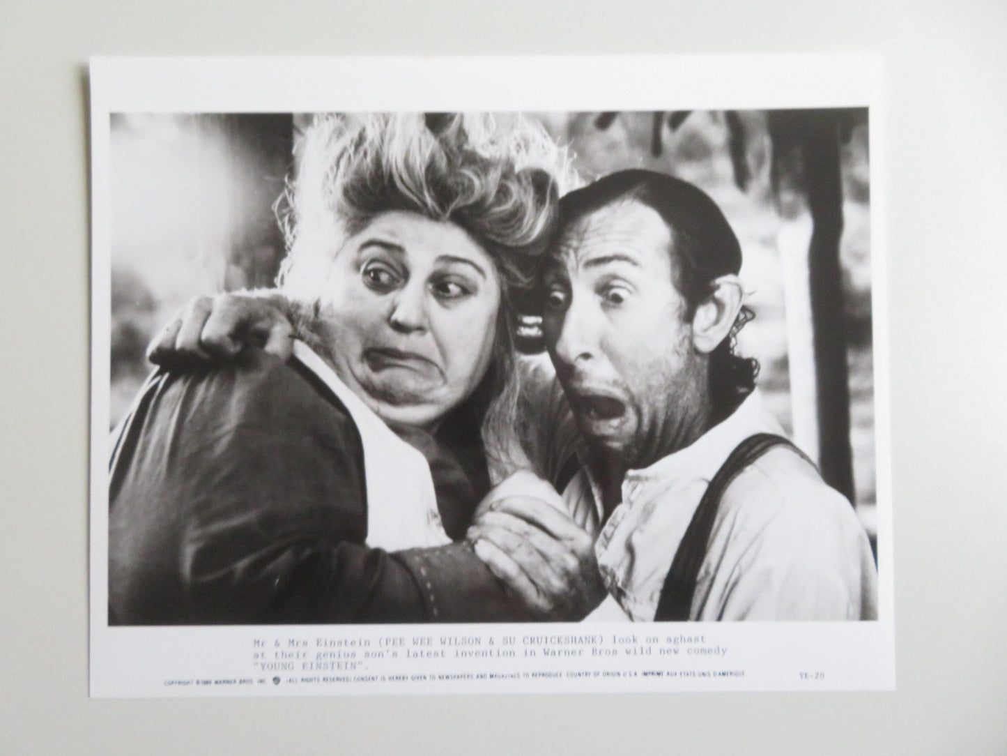 YOUNG EINSTEIN PRESS KIT 1988 YAHOO SERIOUS JOHN HOWARD Movie posters