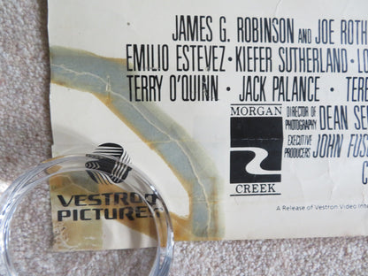 YOUNG GUNS DOOR PANEL POSTER ROLLED EMILIO ESTEVEZ KIEFER SUTHERLAND 1988 Rendezvous Cinema Movie posters