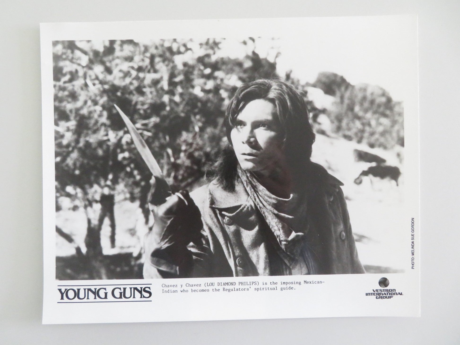 Young Guns Movie Still Photo Lot Of 6 Emilio Estevez Charlie Sheen 1988 Movie posters