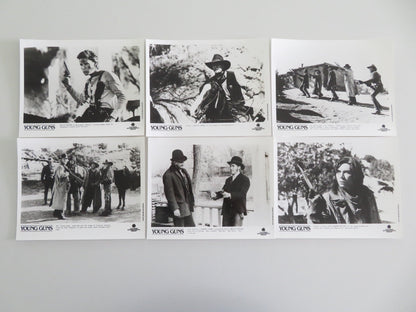 Young Guns Movie Still Photo Lot Of 6 Emilio Estevez Charlie Sheen 1988 Movie posters