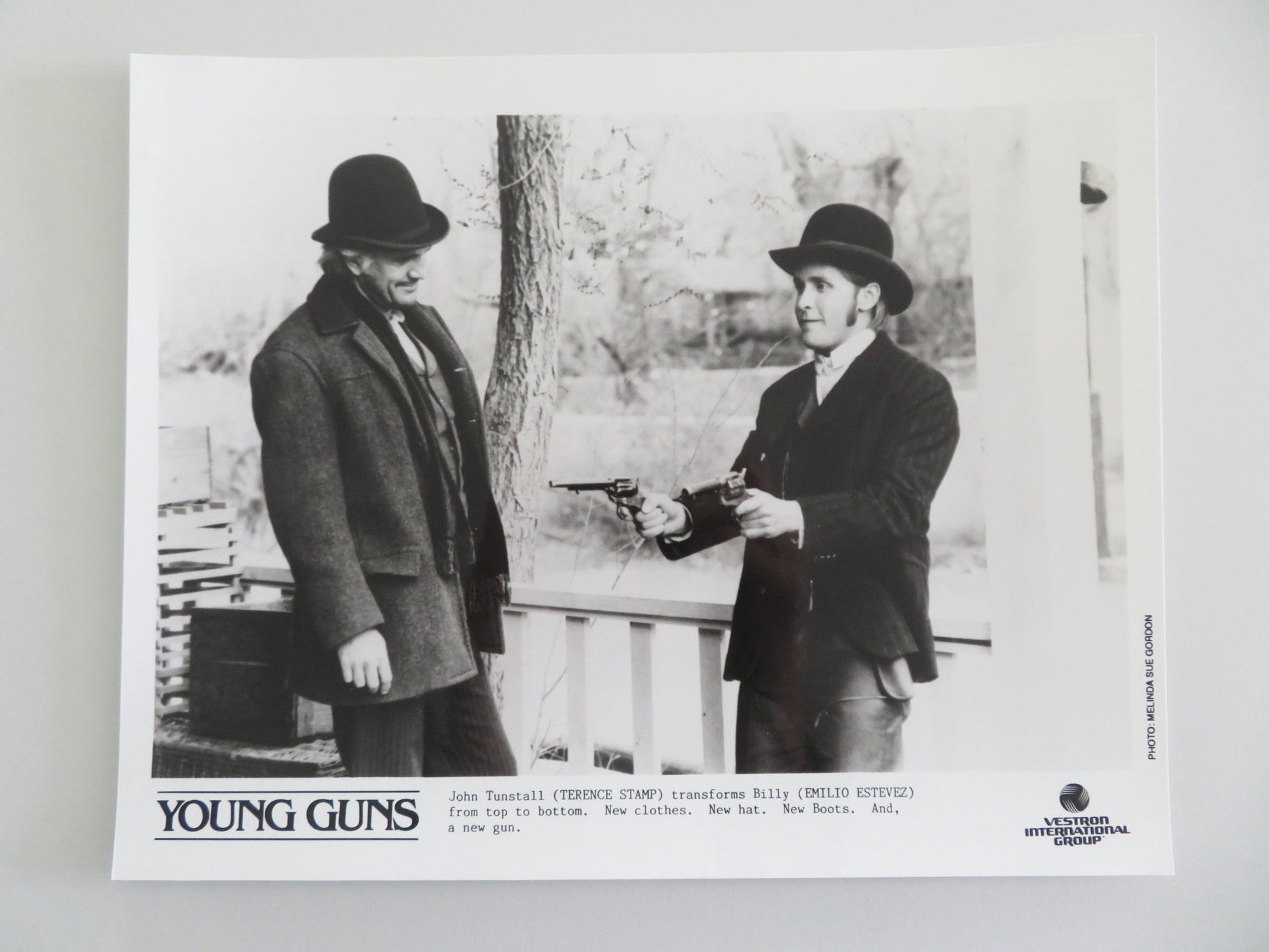Young Guns Movie Still Photo Lot Of 6 Emilio Estevez Charlie Sheen 1988 Movie posters