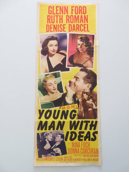 YOUNG MAN WITH IDEAS US INSERT POSTER GLENN FORD RUTH ROMAN 1952 Rendezvous Cinema Movie posters