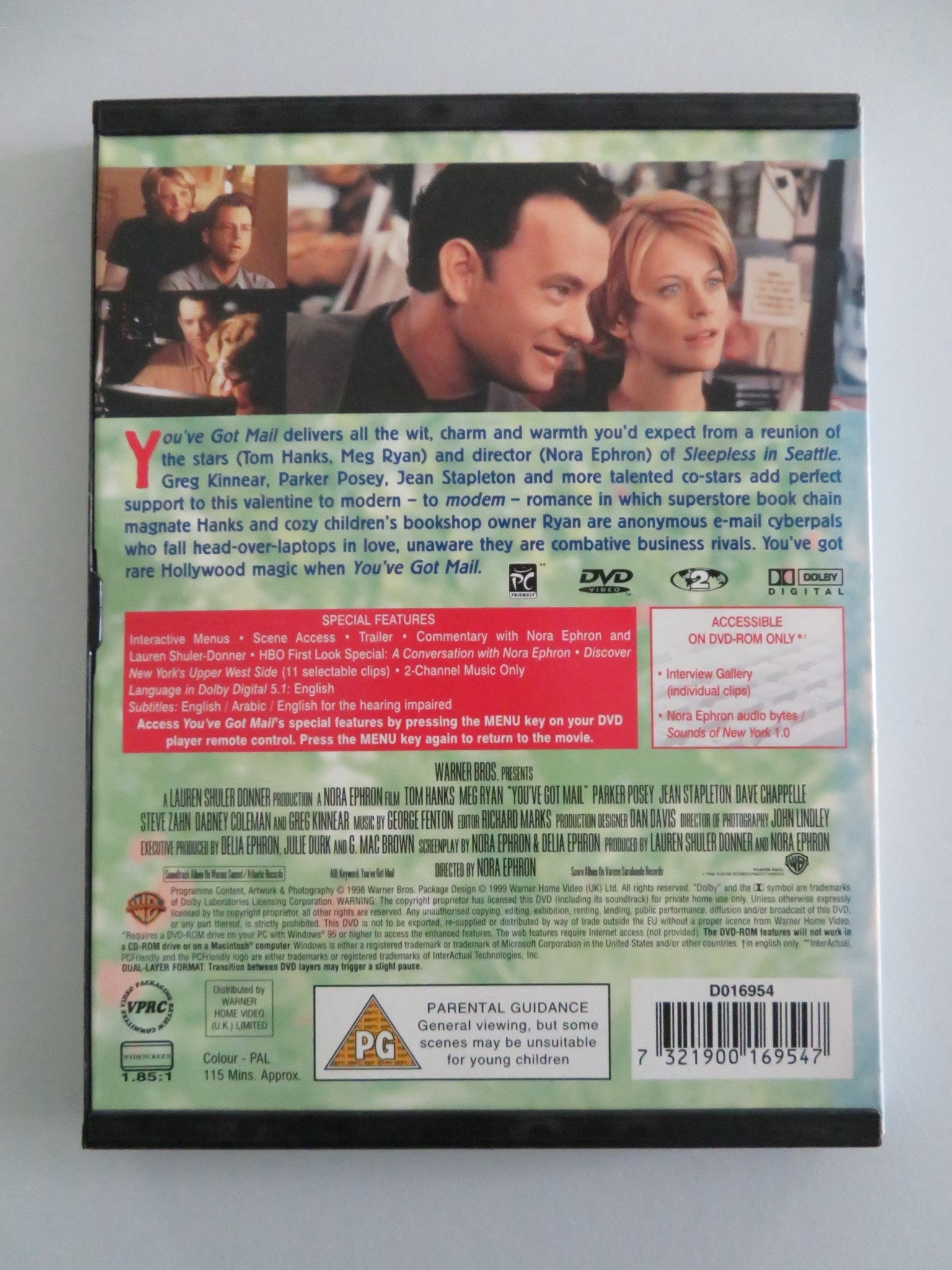 You've Got Mail (DVD) Tom Hanks Meg Ryan 1998 Region 2 Movie posters