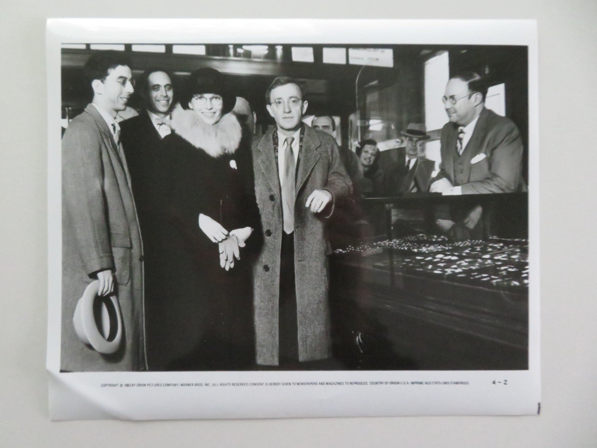 Zelig MOVIE STILL PHOTO LOT OF 5 WOODY ALLEN MIA FARROW 1983 Movie posters