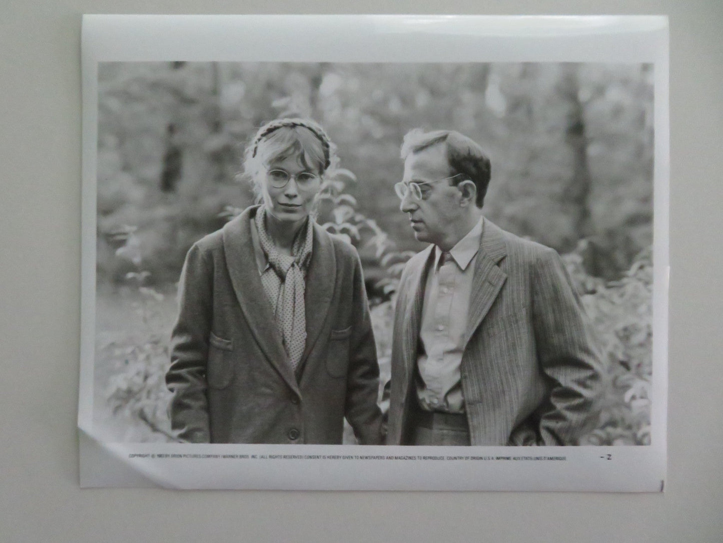 Zelig MOVIE STILL PHOTO LOT OF 5 WOODY ALLEN MIA FARROW 1983 Movie posters