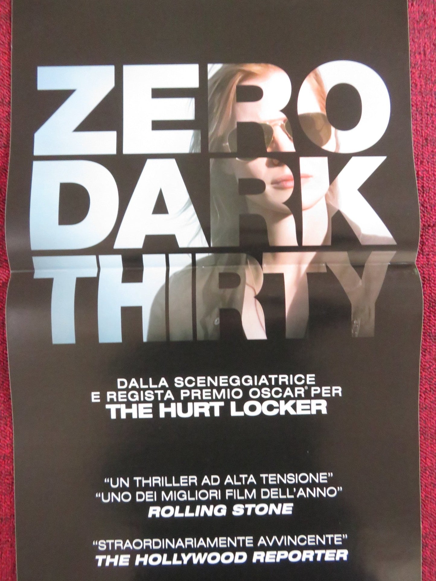 ZERO DARK THIRTY ITALIAN LOCANDINA POSTER JESSICA CHASTAIN JASON CLARKE 2012 Rendezvous Cinema Movie posters