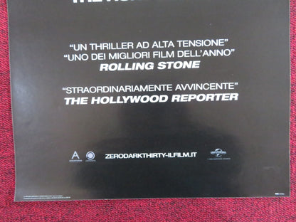 ZERO DARK THIRTY ITALIAN LOCANDINA POSTER JESSICA CHASTAIN JASON CLARKE 2012 Rendezvous Cinema Movie posters